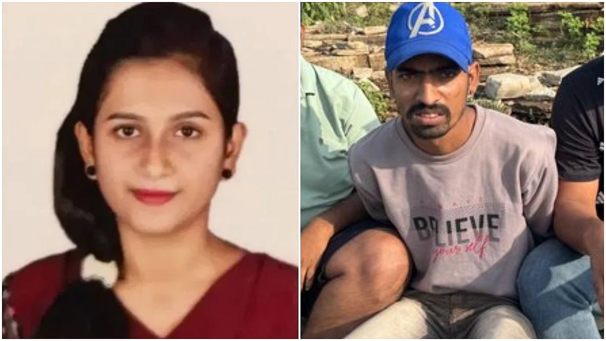 X/@HateDetectors/MumbaikarPratik : L: Victim Yashashree Shinde |  R: Accused Dawood Sheikh | 